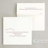 "Solstice" - Holiday Cards in Ruby by Jelena Vuletic - FREE Recipient Addressing