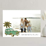 "Surfs Up" - Holiday Cards in Palm by Megan Davis - Front