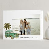 "Surfs Up" - Holiday Cards in Palm by Megan Davis - Folded Card