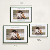 "Border" - Holiday Cards in Spruce by JoAnn Jinks - Formats Available