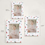 "Disney's Mickey Confetti" - Holiday Cards in Cherry by Ellen Schlegelmilch - Formats Available