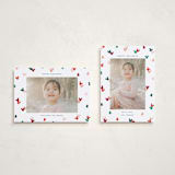 "Disney's Mickey Confetti" - Holiday Cards in Cherry by Ellen Schlegelmilch - Photo Orientation Options