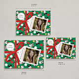 "Disney's Mickey & Minnie Gift Box" - Holiday Cards in Wreath by Becky Nimoy - Formats Available