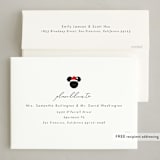 "Simple Disney Mickey" - Holiday Cards in Fog by AK Graphics - FREE Recipient Addressing