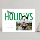 "Disney's Mickey Mouse Birthday Fun" - Holiday Cards in Christmas Tree by Julee London - Front