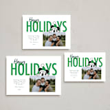 "Disney's Mickey Mouse Birthday Fun" - Holiday Cards in Christmas Tree by Julee London - Formats Available