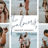 "Family Gallery" - Holiday Cards in Navy by Shirley Lin Schneider - Detail