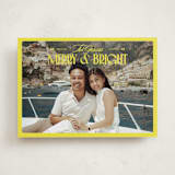 "Bright and Cheery" - Holiday Cards in Lemon by Jenna Holcomb - Front