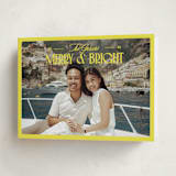 "Bright and Cheery" - Holiday Cards in Lemon by Jenna Holcomb - Folded Card