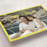 "Bright and Cheery" - Holiday Cards in Lemon by Jenna Holcomb - Detail