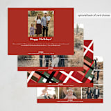 "Vienna" - Holiday Cards in Holly Berry by Julie Murray - Back of Card Options