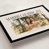 "Married & Bright" - Holiday Cards in Ink by Ekko Studio - Detail