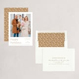 "Modern Grid" - Holiday Cards in Gingerbread by Bethan - Assembled