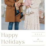 "Modern Grid" - Holiday Cards in Gingerbread by Bethan - Detail