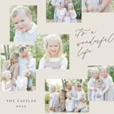 "Snapshots" - Holiday Cards in Cozy by Erin German - Detail