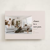 "Messy & Bright" - Holiday Cards in Blush by Iveta Angelova - Front