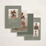 "Quartzite" - Holiday Cards in Flannel by Wildfield Paper Co - Back of Card Options