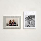 "Quartzite" - Holiday Cards in Flannel by Wildfield Paper Co - Photo Orientation Options