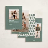 "Durham" - Holiday Cards in Forest by Jackie Crawford - Back of Card Options