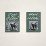 "Durham" - Holiday Cards in Forest by Jackie Crawford - Photo Orientation Options