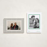 "Poplin" - Holiday Cards in Garland by Megan Davis - Photo Orientation Options