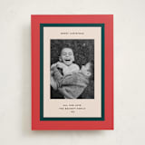 "Classic Wrap" - Holiday Cards in Candied Apple by Annie Clark - Front