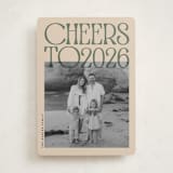 "Bold" - Holiday Cards in Sage by JeAnna Casper - Front