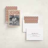 "Bold" - Holiday Cards in Candied Apple by JeAnna Casper - Assembled
