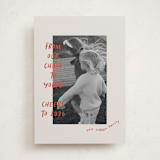 "Happy Chaos" - Holiday Cards in Crimson by Vera Lim - Front
