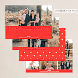 "Paw La La" - Holiday Cards in Santa's Hat by Erica Krystek - Back of Card Options