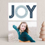 "Capital Joy" - Holiday Cards in Frost by Gwen Bedat - Front