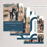 "Capital Joy" - Holiday Cards in Frost by Gwen Bedat - Back of Card Options