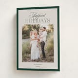 "refined bliss" - Holiday Cards in Evergreen by Carolyn Nicks - Folded Card