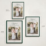 "refined bliss" - Holiday Cards in Evergreen by Carolyn Nicks - Formats Available