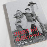 "Hit Different" - Holiday Cards in Santa Suit by J. Dario Design Co. - Detail