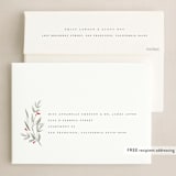 "Wisps" - Holiday Cards in Snow by Robert and Stella - FREE Recipient Addressing