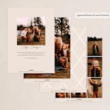 "TORN FRAME" - Holiday Cards in Vanilla by Melanie Kosuge - Back of Card Options