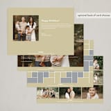 "Christmas Album" - Holiday Cards in Cloud by Geraldine Sales - Back of Card