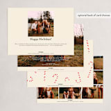 "Stripe Frame" - Holiday Cards in Vanilla by JeAnna Casper - Back of Card Options