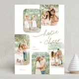 "Highlights" - Holiday Cards in Golden by Laura Hankins - Front