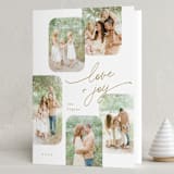 "Highlights" - Holiday Cards in Golden by Laura Hankins - Folded Card