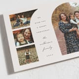 "Organized Arches" - Holiday Cards in Putty by Lauren Chism - Detail