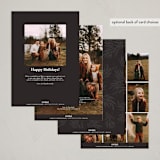 "Album" - Holiday Cards in Snow by Melanie Severin - Back of Card Options