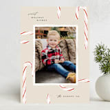 "candy cane crop" - Holiday Cards in Sugar Cookie by Susan Zinader - Front