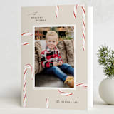 "candy cane crop" - Holiday Cards in Sugar Cookie by Susan Zinader - Folded Card