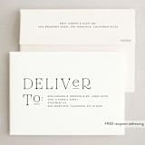 "Romantic" - Holiday Cards in Ink by Olivia Goree - FREE Recipient Addressing