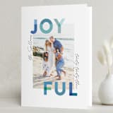 "Brightest Joy" - Holiday Cards in Oceana by Julie Murray - Folded Card