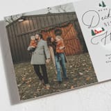 "Decking New Halls" - Holiday Cards in Stone by Everett Paper Goods - Detail