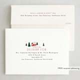 "Decking New Halls" - Holiday Cards in Stone by Everett Paper Goods - FREE Recipient Addressing