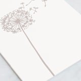 "The beauty of dandelion" - Single Greeting Cards in Stone by Yuke Li - Close-Up